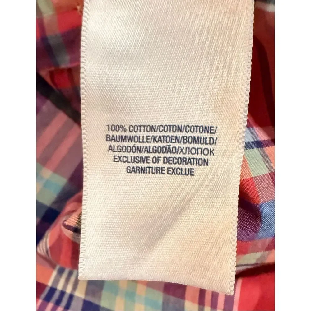 Ralph Lauren Boys Plaid Button Down Shirt Sz. 7. Preppy Classic